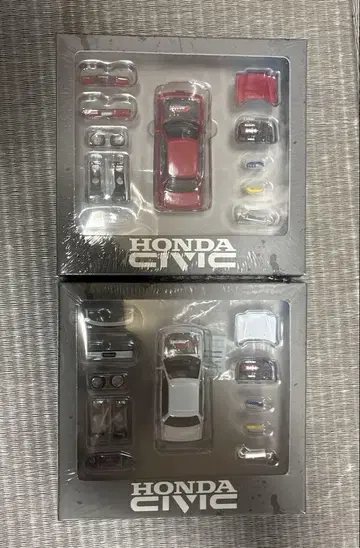 BM 1/64 EF2 혼다 시빅 화이트 레드