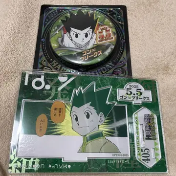 HUNTER x HUNTER 벌스데이 아크릴 스탠드 캔뱃지 곤