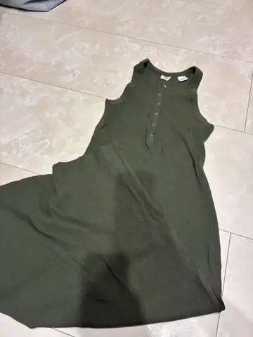 Levi's 슬리브리스 원피스 S 올리브