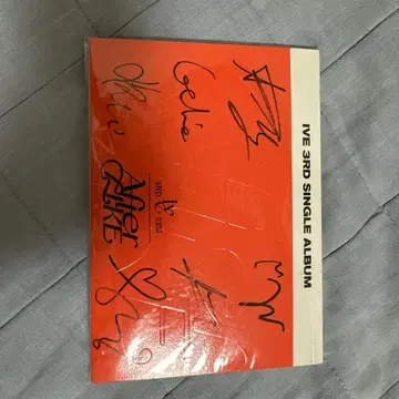 IVE 친필 사인 앨범