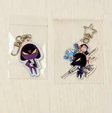 개구리 중사 케로로 갈루루 중위 아크릴 키링 2개