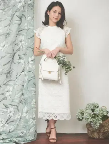noela 노엘라 레이스 셋업 화이트