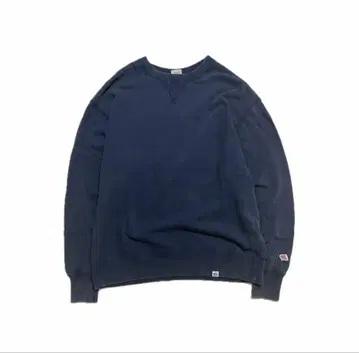90s JEMORGAN vintage sweat '보로' 귀 페이드