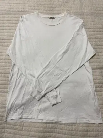 오라리 LUSTER PLAITING L/S TEE 사이즈 3