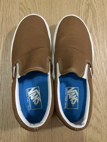Vans 슬립온 브라운 23.5cm