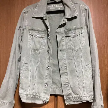 GAP 그레이 데님 자켓 M