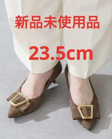 미사용 새상품 오리엔탈 트래픽 2way 리본 모티브 힐 펌프스