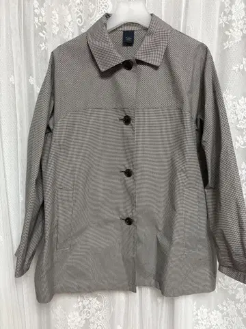 KEITH 그레이 체크 무늬 자켓