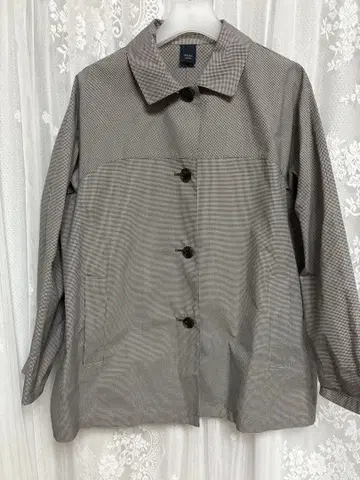 KEITH 그레이 체크 무늬 자켓