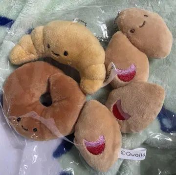 닛코리노 빵 봉제 인형 3종 세트 베이글 에피빵 크루아상