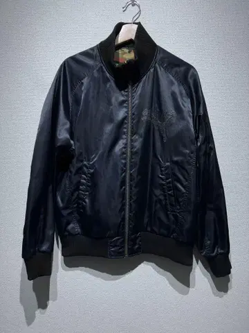 푸마 PUMA 리버서블 립스탑 MA-1 블루종 자켓