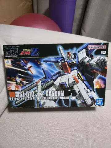 미개봉 새상품 HGUC 1/144 ZZ (더블 제타) 건담