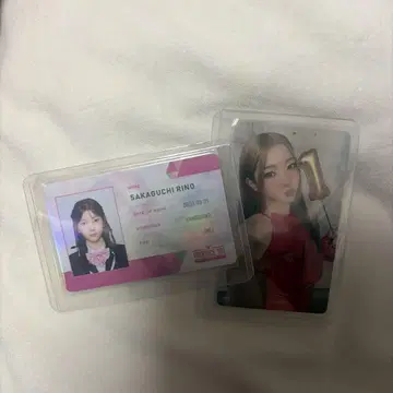 사카구치 리노 일프 ID 카드 트레이딩 카드