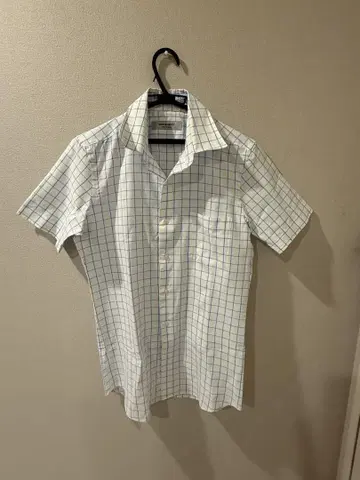 WORK TRIP OUTFITS 반팔 체크 셔츠