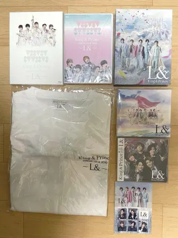 King & Prince L& 콘서트 투어 롱 T셔츠
