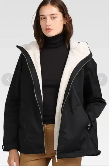타미힐피거 디태처블 테디 블루종 블랙