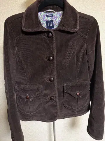 GAP 갭 코듀로이 아우터 gapstretch 브라운 S