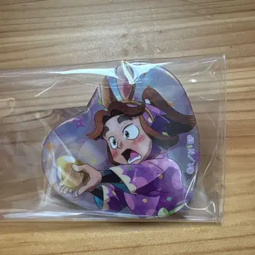 히라타키 야샤마루 난자타운 하트 캔뱃지 닌타마 란타로 난자 캔뱃지