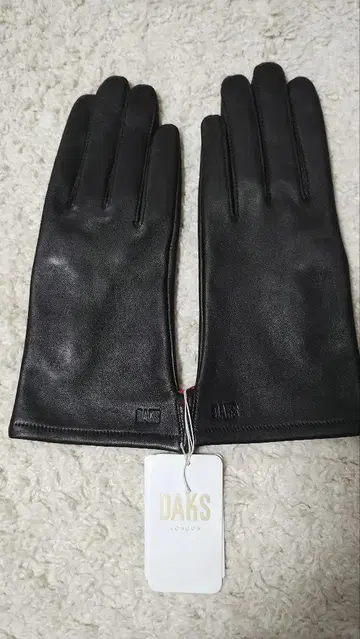 DAKS 가죽 장갑 다크 브라운 사이즈 21cm