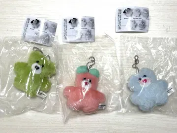 mojojojo 봉제 인형 키링 3개 세트
