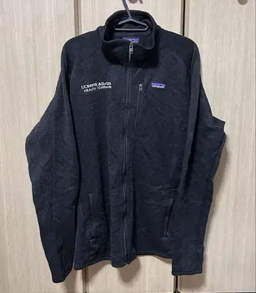 Patagonia 자켓 L 블랙 UC Davis Health 자수