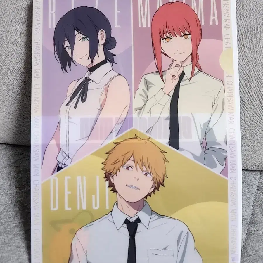 체인소맨 레제 덴지 마키마 A5 클리어파일