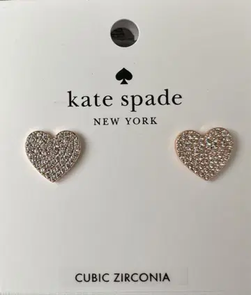 [ 미사용 새상품 ] kate spade 하트형 귀걸이