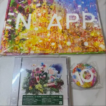미세스 GREEN APPLE 미세스 앨범 머플러 타월 거울