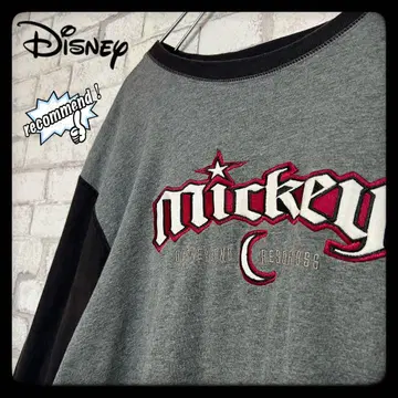 [레어] Disney 디즈니랜드 리조트 롱T 자수