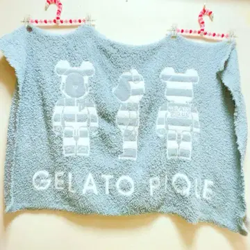 젤라또피케 베어브릭 무릎 담요 블루