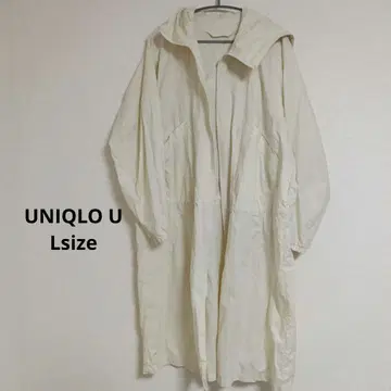 유니클로 코튼 후디드 코트 WOMEN NATURAL