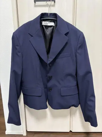 ZARA 네이비 테일러드 자켓