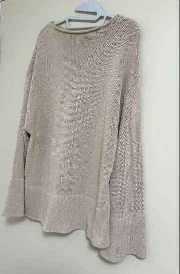 ZARA 베이지 니트 스웨터 긴팔 오버 사이즈