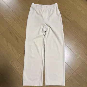 PASSIONE 코듀로이 아이보리 스트레이트 팬츠 38 사이즈