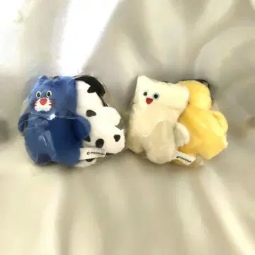 모조조조 니콧 스트랩 마스코트 봉제 인형 4점.