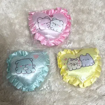 러브이즈 하트 쿠션 마스코트 스못삐  P욘치
