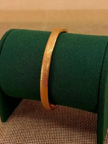 빈티지 브론즈 오픈 뱅글 팔찌 앤티크