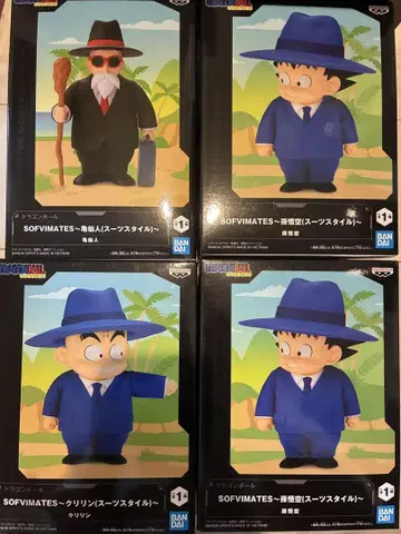 드래곤볼 피규어 SOFVIMATES 손오공 크리링 무천도사