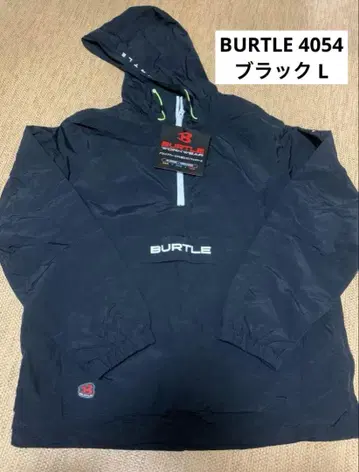BURTLE 4054 블랙 L 아노락 후드티