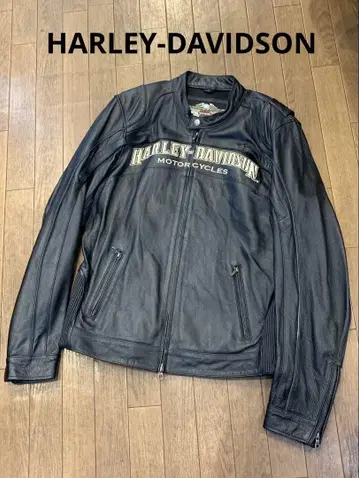HARLEY-DAVIDSON 할리데이비슨 천연 가죽 가죽 자켓 L