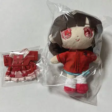 신기루 아뮤 봉제 인형 키링 의류 세트 큐르링 해봐
