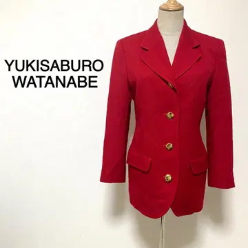 YUKISABURO WATANABE 골드 버튼 울 자켓