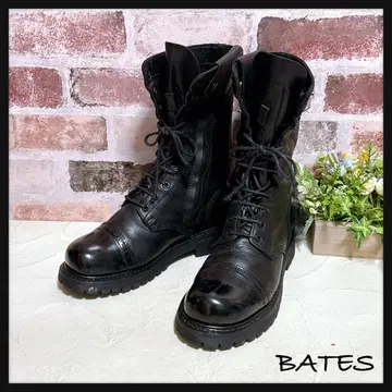BATES 파라트루퍼 컴뱃 부츠 블랙 US9 사이드 지퍼 가죽