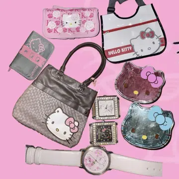 헬로키티 백 파우치 시계