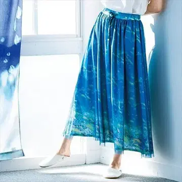 펠리시모 바다와 갈매기부 샤샤 스커트 롱 수족관 카기이 야스아키 물고기