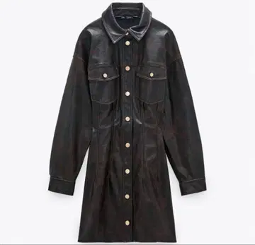 가죽 원피스 ZARA