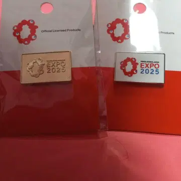 오사카 간사이 만박 EXPO 2025 로고 핀 배지 세트