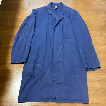 BP SANFOR 유로 워크 코트 46 NAVY 구제 의류 Vintage