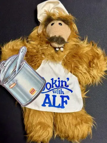 ALF 알프 버거킹 밀토이 봉제 인형 코크 빈티지 80s