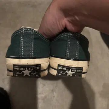 CONVERSE ALL STAR 그린 스니커즈 척테일러